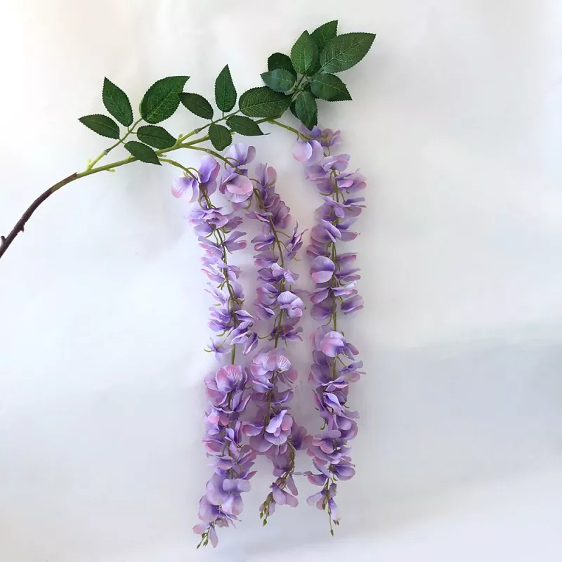 fake hanging wisteria