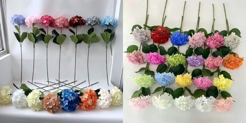 Fabric backing flower wall wholesale supplier with customizable sizes