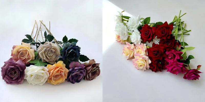 Bulk artificial flower wall panels for weddings and corporate events