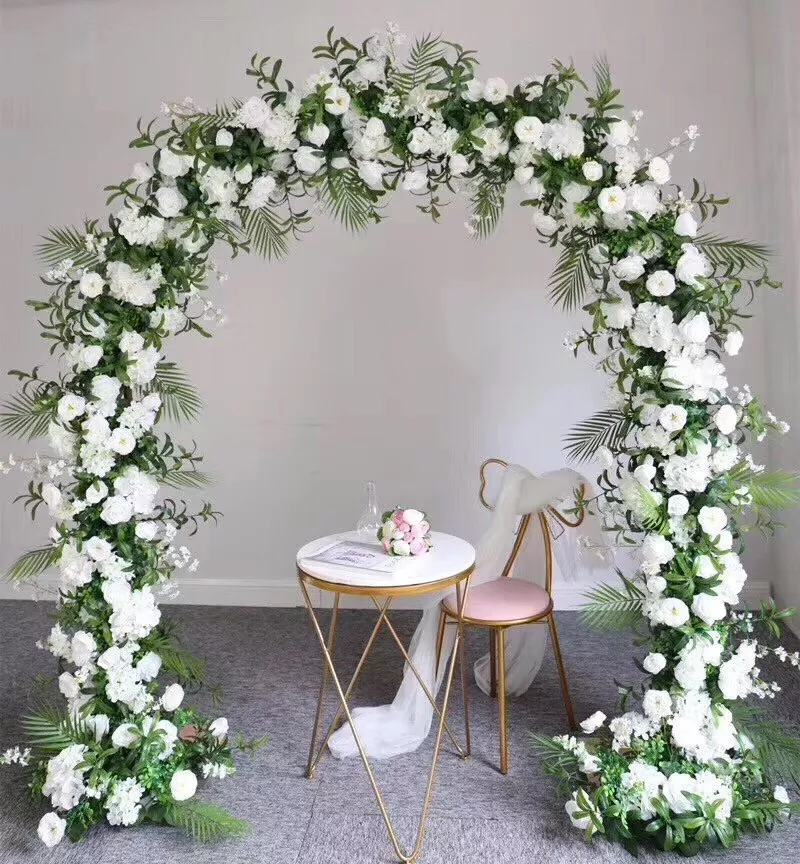 Elegant white artificial tulip bundle for table centerpiece