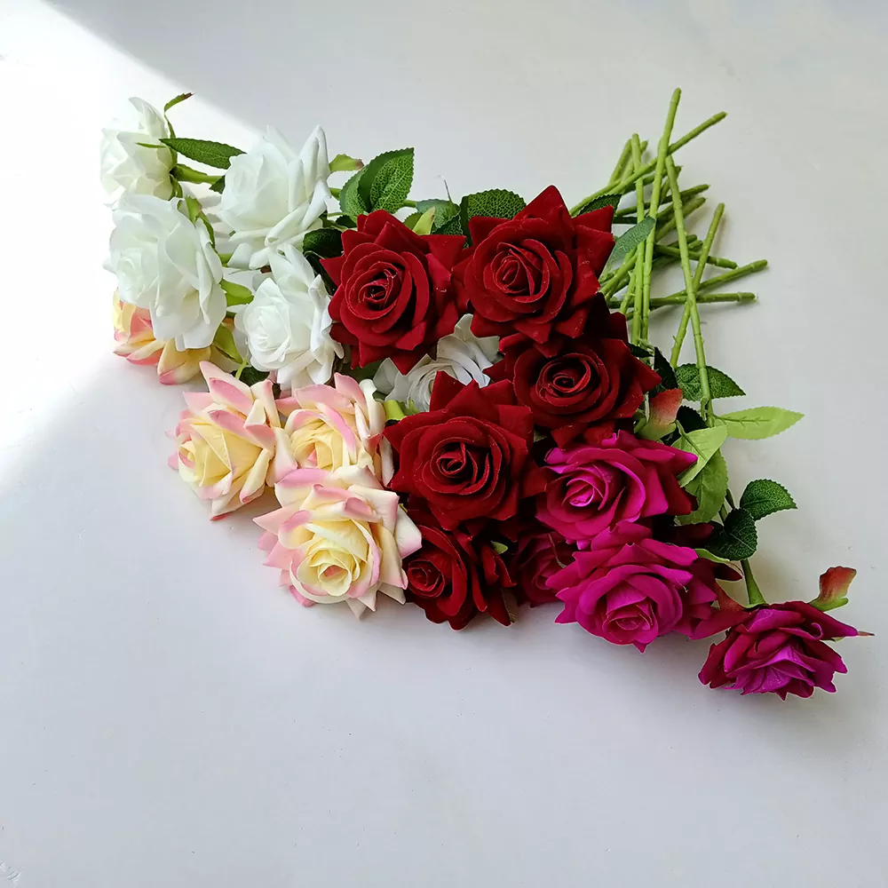 مخمل گلاب ریشمی پھول